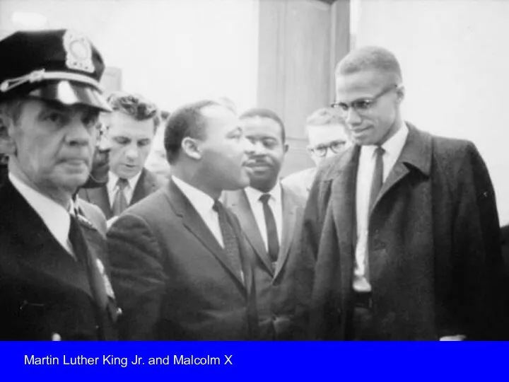 Martin Luther King Jr. and Malcolm X