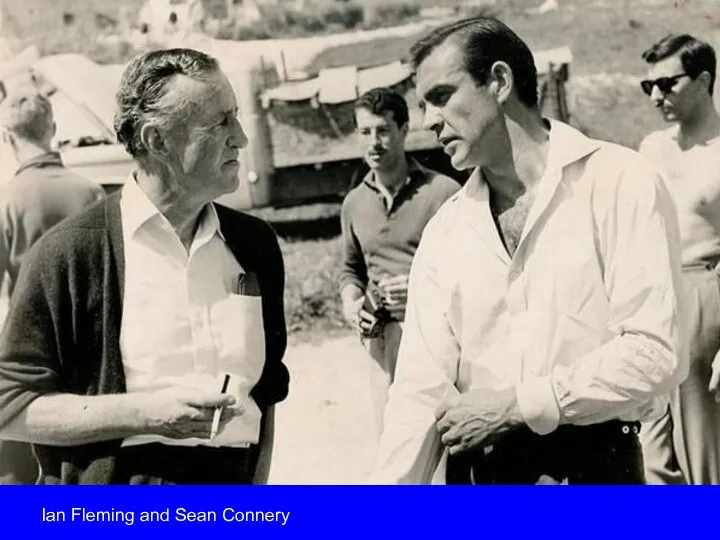 Ian Fleming and Sean Connery