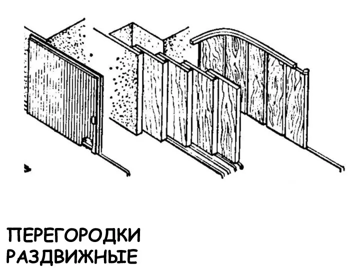 ПЕРЕГОРОДКИ РАЗДВИЖНЫЕ