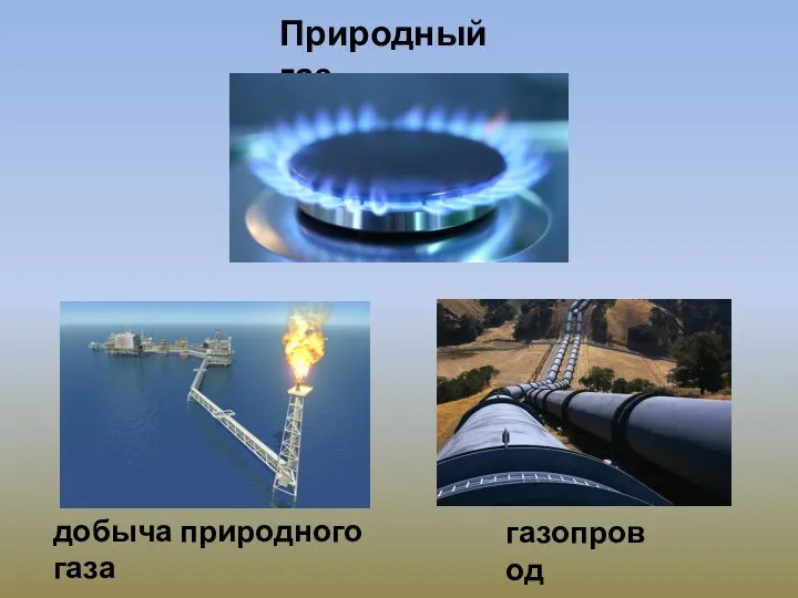 Природный газ добыча природного газа газопровод