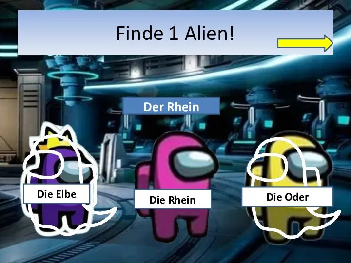 Finde 1 Alien! Die Rhein Die Elbe Die Oder Der Rhein