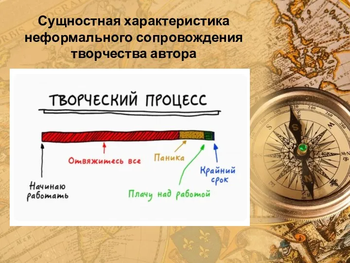 Сущностная характеристика неформального сопровождения творчества автора
