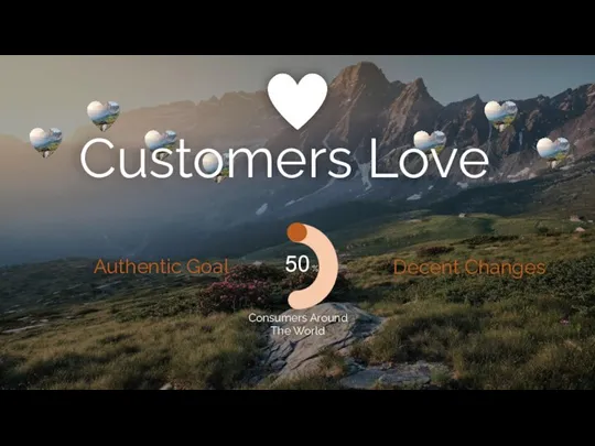 Customers Love 50 % Consumers Around The World Decent Changes Authentic Goal
