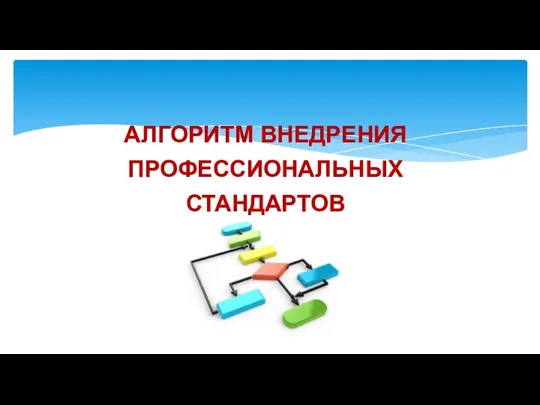 АЛГОРИТМ ВНЕДРЕНИЯ ПРОФЕССИОНАЛЬНЫХ СТАНДАРТОВ