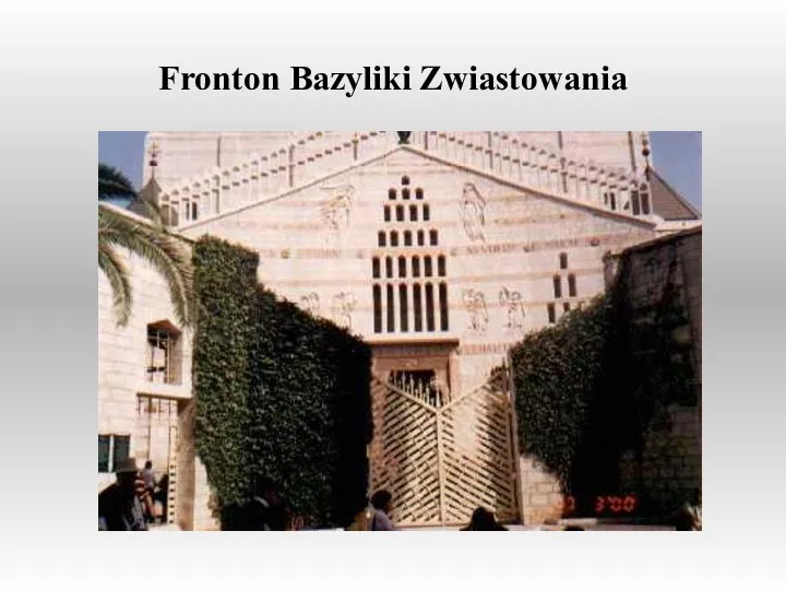 Fronton Bazyliki Zwiastowania