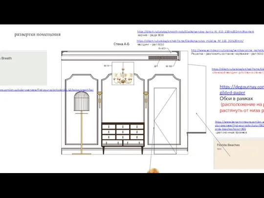 развертки помещения https://dikart.ru/catalog/smooth-rods/Gladkotyanutyy_karniz_Kt_453_158Hx201mm/#content карниз – рада 9010 https://dikart.ru/catalog/arched-frame/Gladkotyanutyy_molding_M_165_35Hx20mm/ молдинг – рал 9010