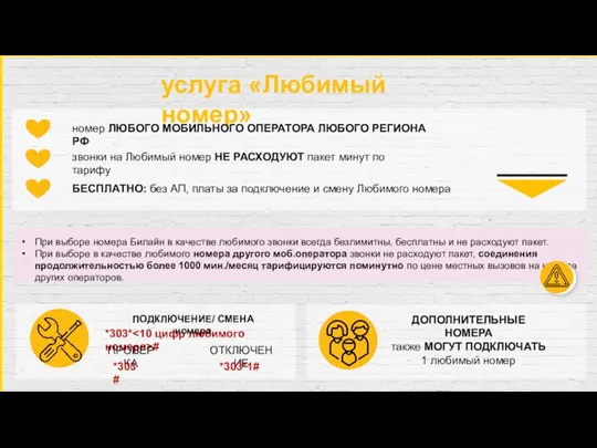 услуга «Любимый номер» номер ЛЮБОГО МОБИЛЬНОГО ОПЕРАТОРА ЛЮБОГО РЕГИОНА РФ звонки на