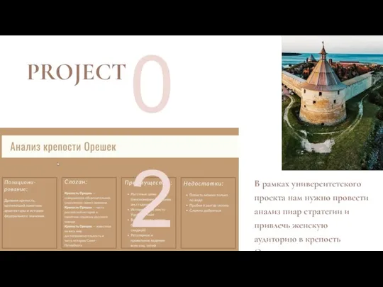 PROJECT 02 В рамках университетского проекта нам нужно провести анализ пиар стратегии