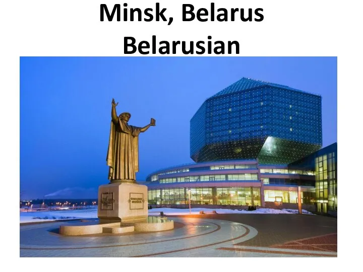 Minsk, Belarus Belarusian