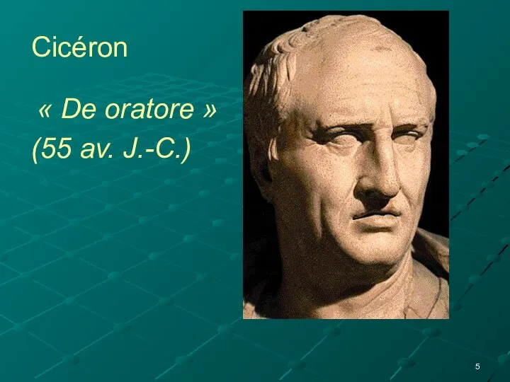 Cicéron « De oratore » (55 av. J.-C.)