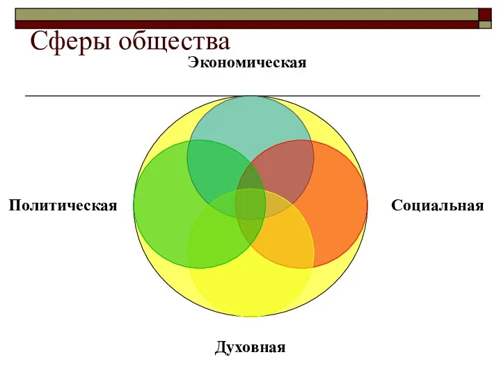 Сферы общества