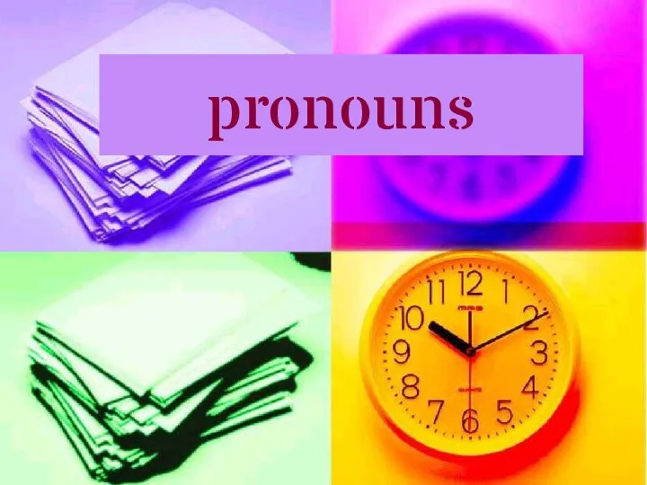Pronouns. Местоимения (часть 3)