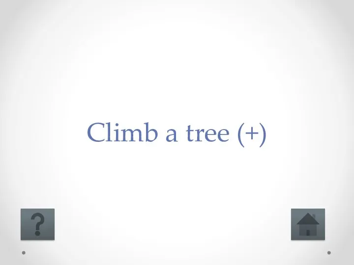 Climb a tree (+)