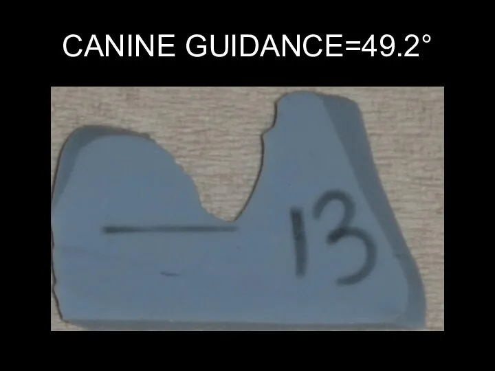 CANINE GUIDANCE=49.2°