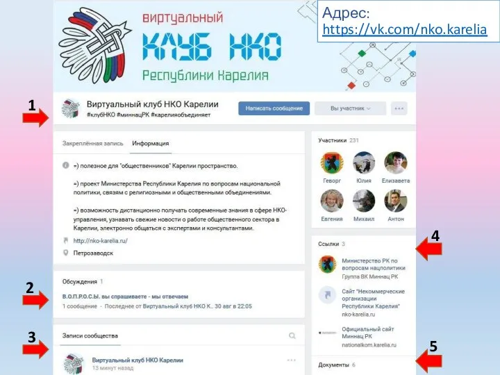 Адрес: https://vk.com/nko.karelia 1 2 3 4 5