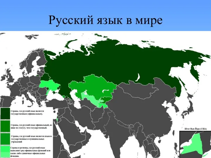 Русский язык в мире