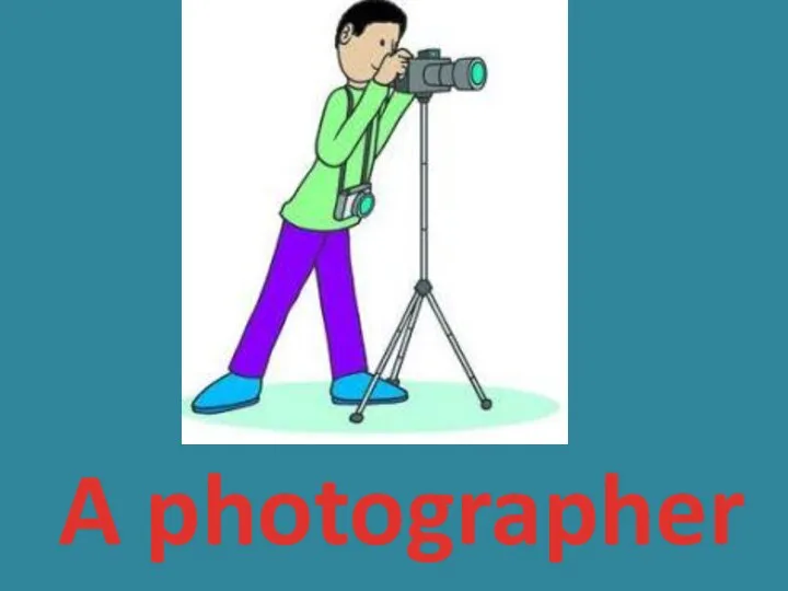 A photographer