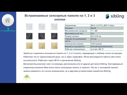 Встраиваемые сенсорные панели на 1, 2 и 3 кнопки Удобные и красивые