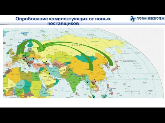 Опробование комплектующих от новых поставщиков