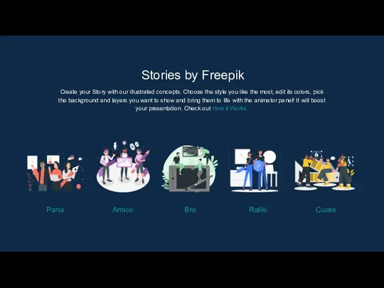 Stories by Freepik Create your Story with our illustrated concepts. Choose the