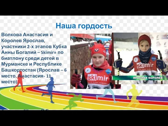 Наша гордость Волкова Анастасия и Королев Ярослав, участники 2-х этапов Кубка Анны