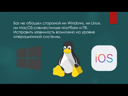 Баг не обошел стороной ни Windows, ни Linux, ни macOS-совместимые ноутбуки и