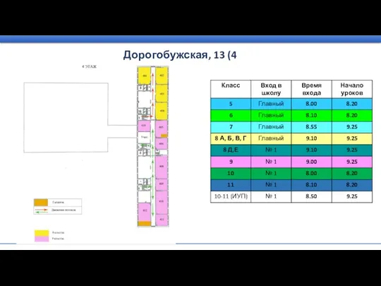 Дорогобужская, 13 (4 этаж)