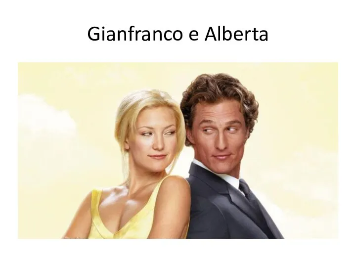 Gianfranco e Alberta