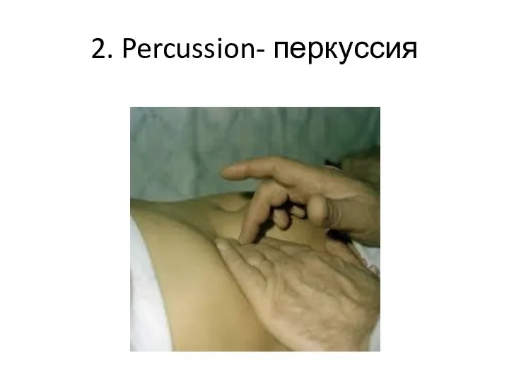 2. Percussion- перкуссия
