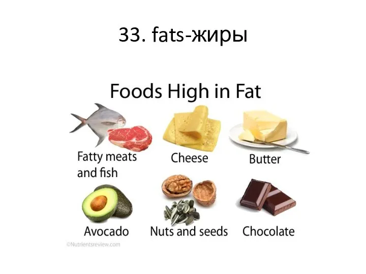 33. fats-жиры