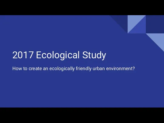 Ecological study