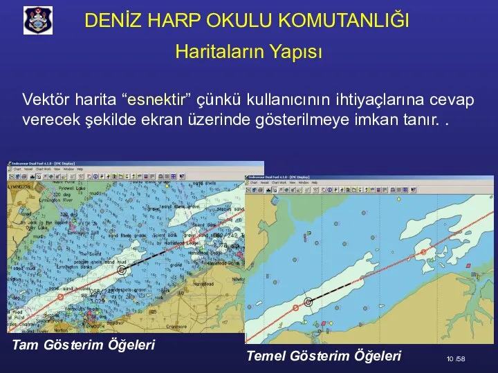 Vektör harita “esnektir” çünkü kullanıcının ihtiyaçlarına cevap verecek şekilde ekran üzerinde gösterilmeye