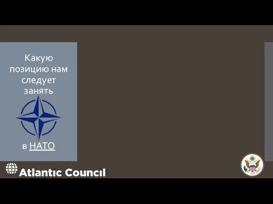 Какую позицию нам следует занять в НАТО