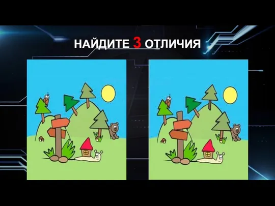 НАЙДИТЕ 3 ОТЛИЧИЯ