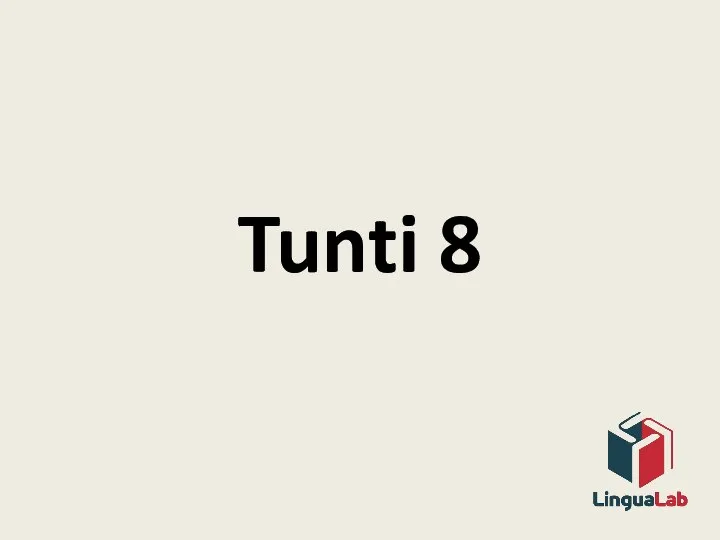 Tunti 8. Ruoka