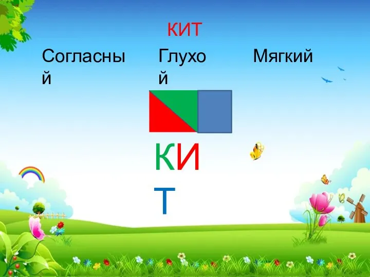 КИТ Согласный Глухой Мягкий КИТ