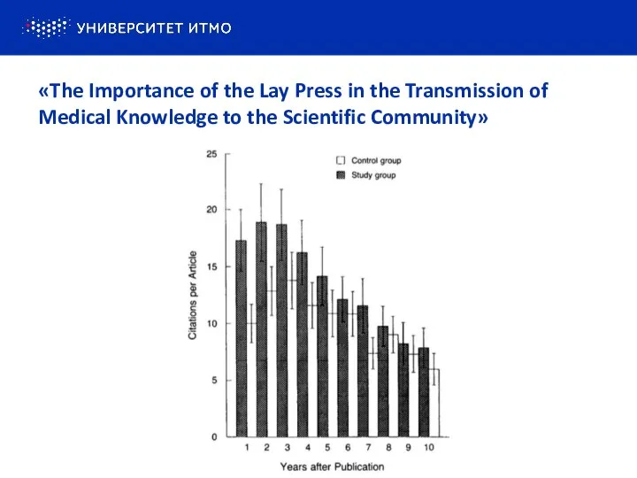 «The Importance of the Lay Press in the Transmission of Medical Knowledge to the Scientific Community»