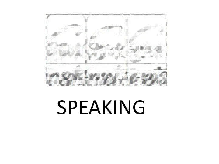 SPEAKING