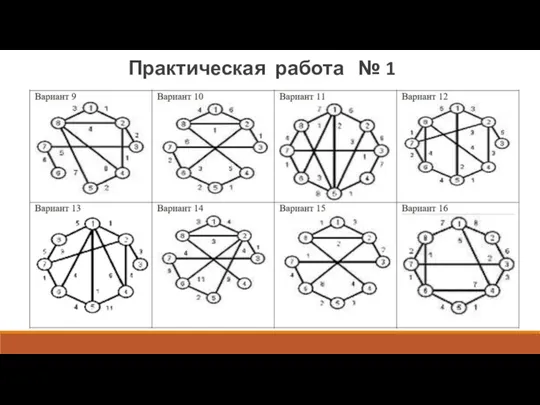 Практическая работа № 1