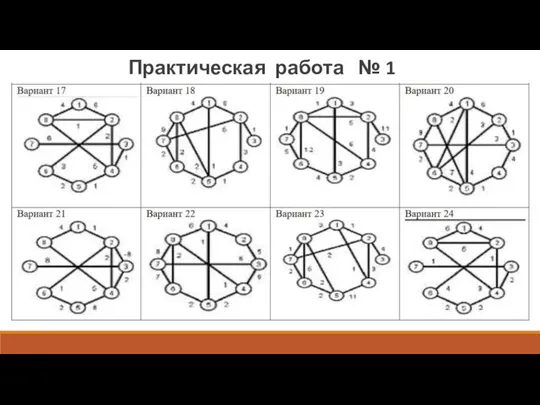 Практическая работа № 1