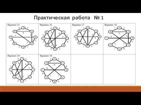 Практическая работа № 1