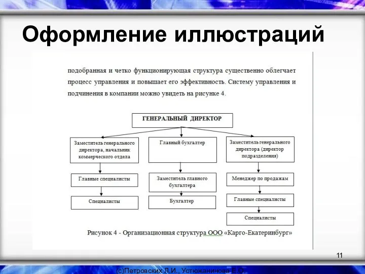 Оформление иллюстраций (с)Петровских Л.И., Устюжанинова Е.О.