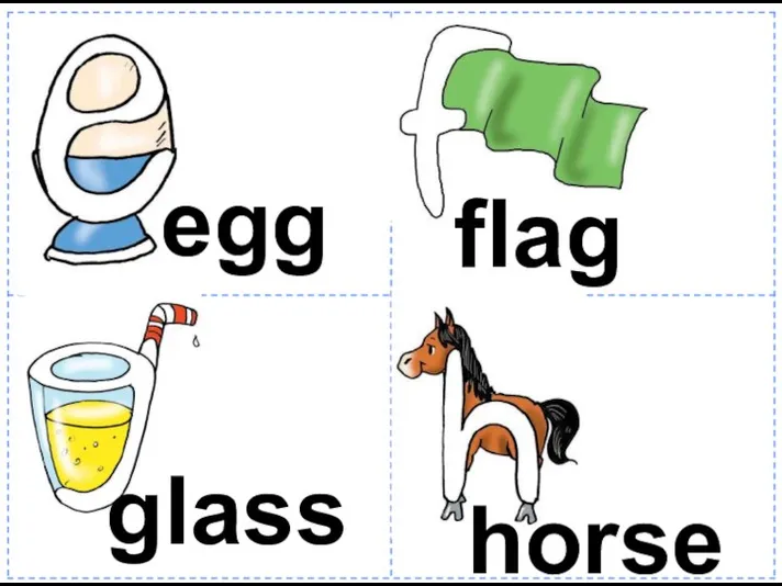 egg flag glass horse