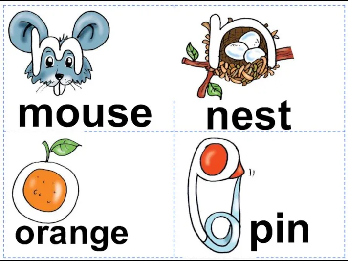 mouse nest orange pin