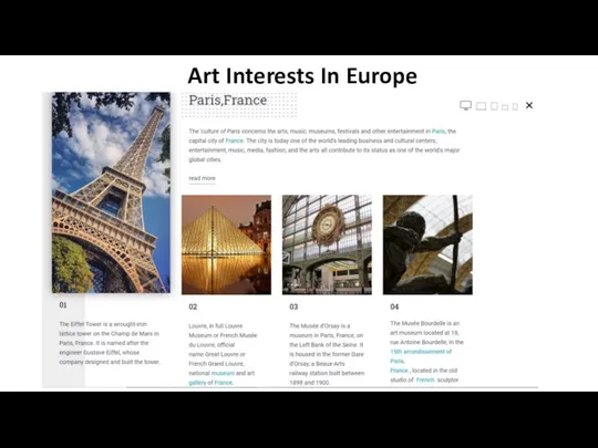 Art Interests In Europe