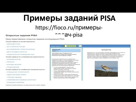 Примеры заданий PISA https://fioco.ru/примеры-задач-pisa