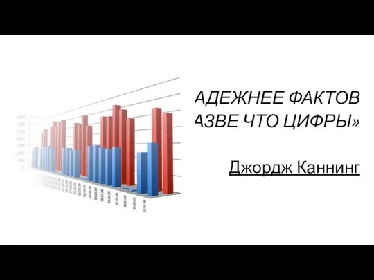 «НАДЕЖНЕЕ ФАКТОВ РАЗВЕ ЧТО ЦИФРЫ» Джордж Каннинг