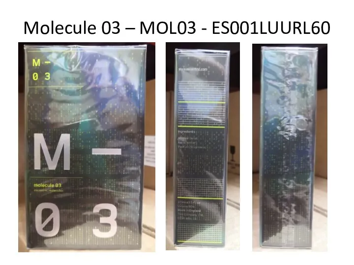Molecule 03 – MOL03 - ES001LUURL60