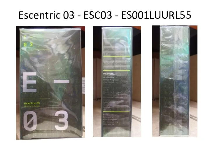 Escentric 03 - ESC03 - ES001LUURL55