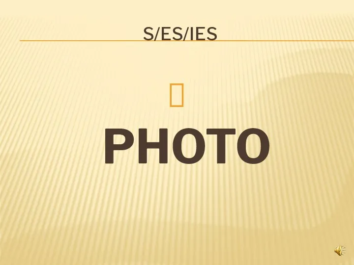 S/ES/IES PHOTO